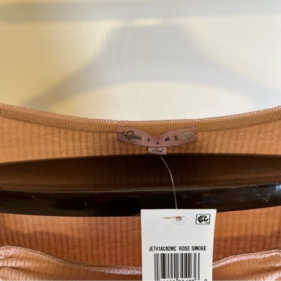 Crave Fame Women’s size large Color Rose Smoke New With Tags - Picture 2 of 6